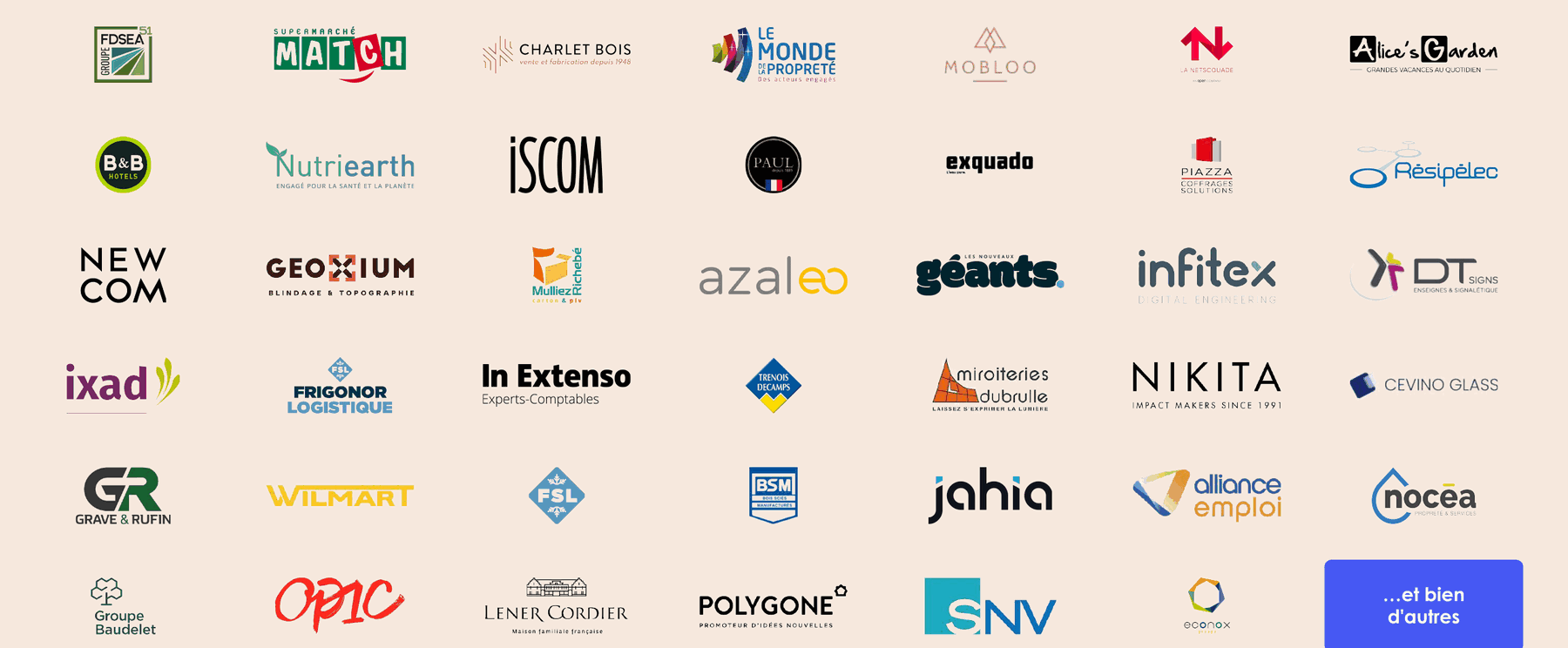 Quelques entreprises accompagnées par Özakt : Supermarché Match, Paul, B&B Hotels, In Extenso, Jahia, Nikita, Cevino Glass, Alliance Emploi, Trenois Decamps, Groupe Baudelet, iSCOM, Le Monde de la Propreté, et bien d'autres.